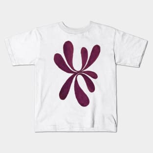 abstract lily Kids T-Shirt